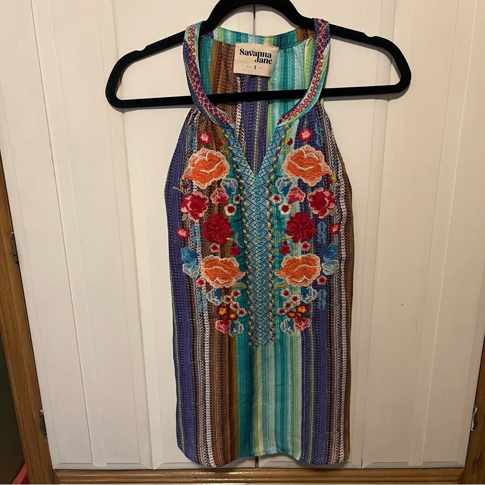 Savanna Jane Colorful Striped Top